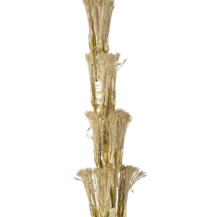 ARBRE LED LUMIÈRES BLANC CHAUD FER NOIR EXTRA LARGE