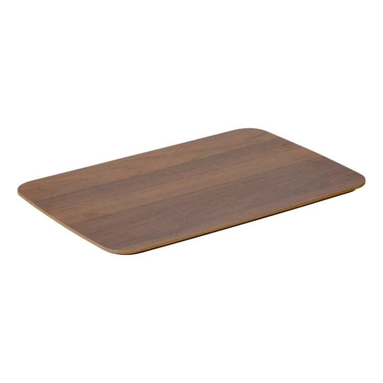 Boîte de rangement ambre et couvercle bois