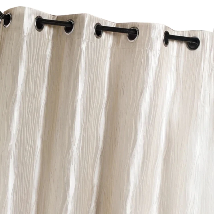 Rideau d'Ameublement en Taffetas Froissé