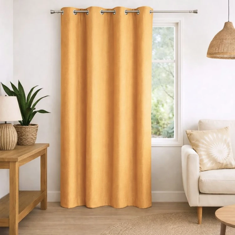 Tenda 100% oscurante unicolore effetto mélange