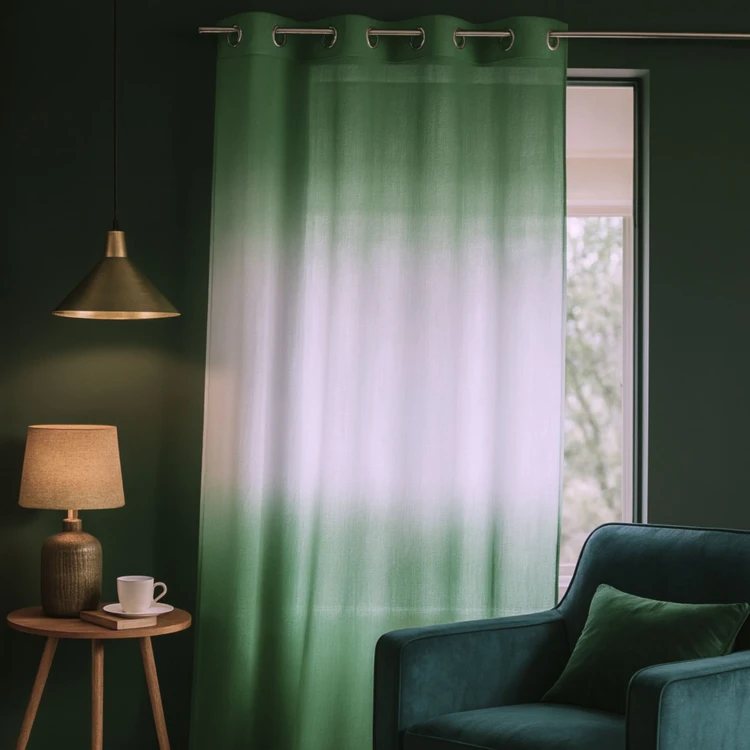 Voilage tie and dye coloré