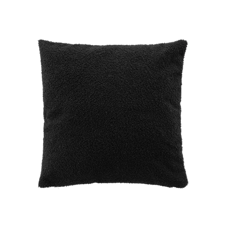 Coussin déhoussable en bouclette unie