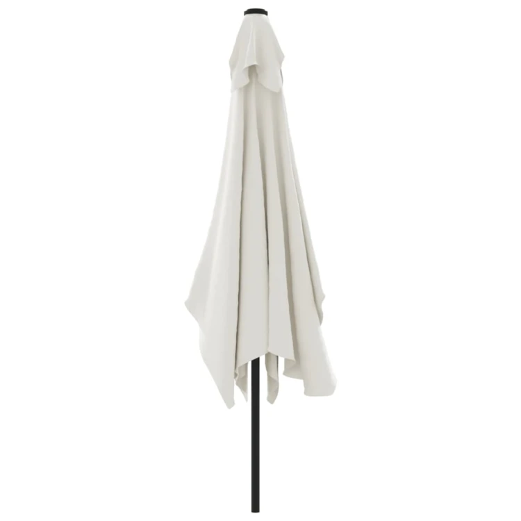 Parasol d'extérieur rectangulaire inclinable