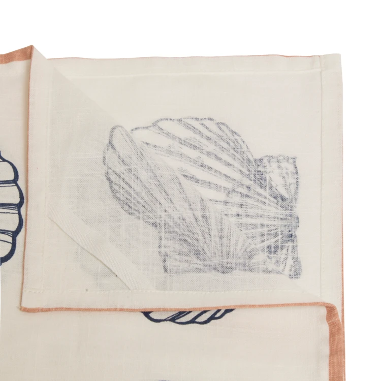 Lot de 3 torchons océan en coton