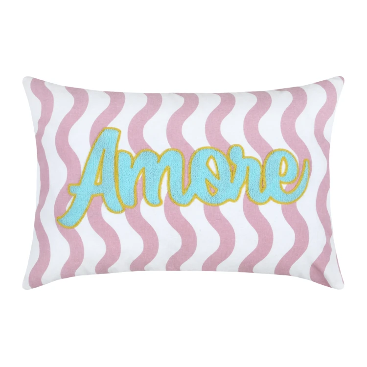 Coussin polycoton AMORE