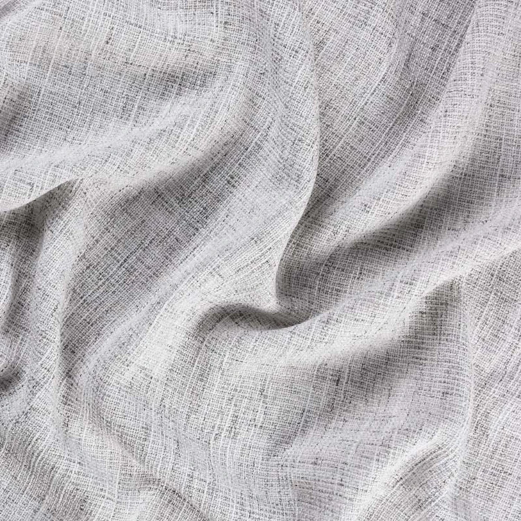 Tissu voile semi-opaque effet lin