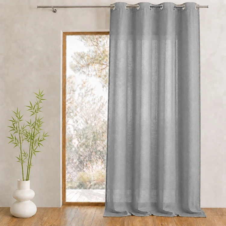 Voilage en organza fantaisie uni