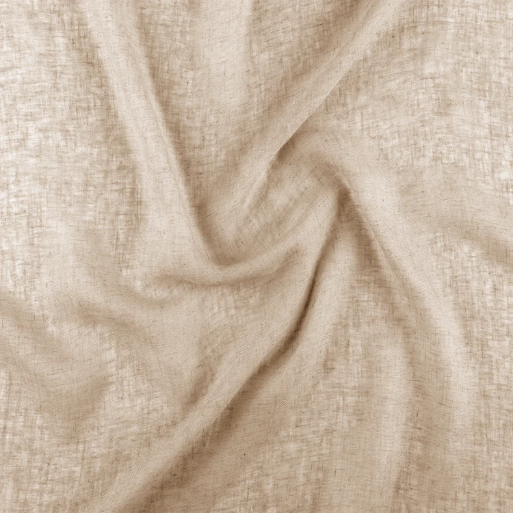 Tissu voile gaze poly-lin