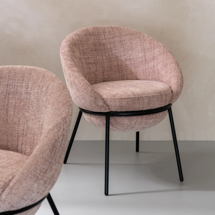 Chaise design contemporain en métal
