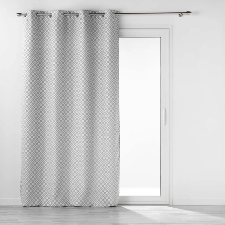 Rideau Jacquard motif losange