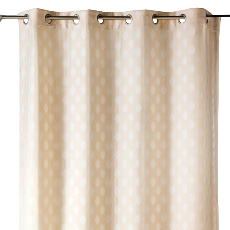 Cortina de jacquard con motivos redondeados, peso