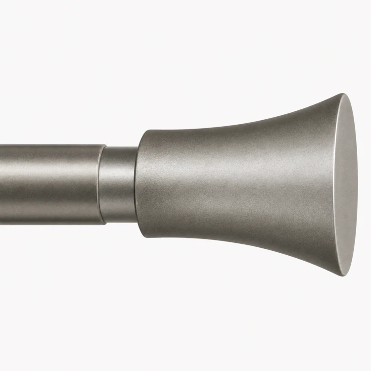 Kit tringle à rideaux extensible avec embouts pommeau D19mm