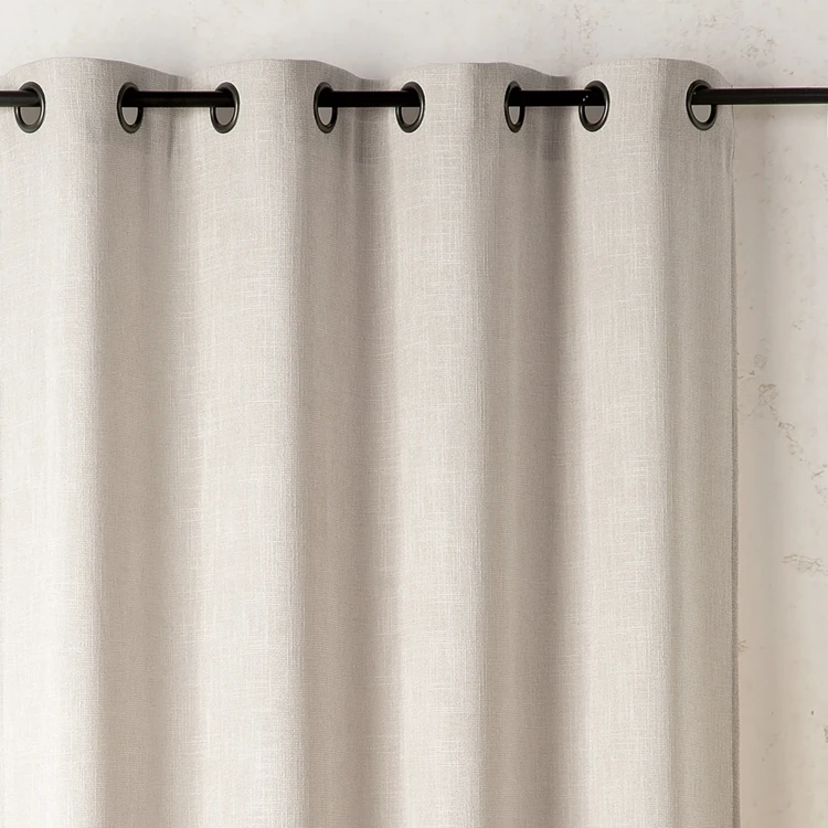 Voilage semi-opaque effet lin