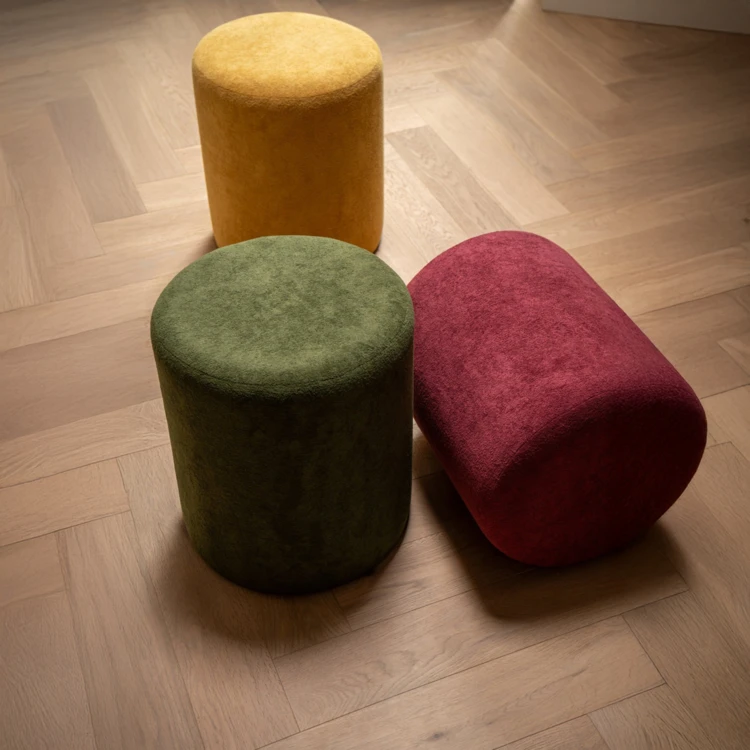 POUF MDF MARRON