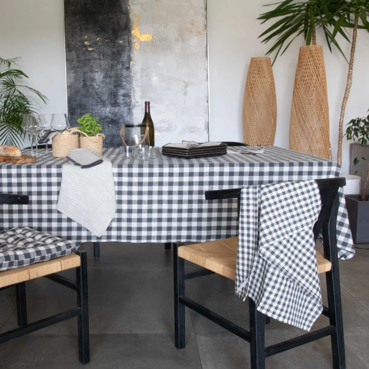 Nappe en coton vichy
