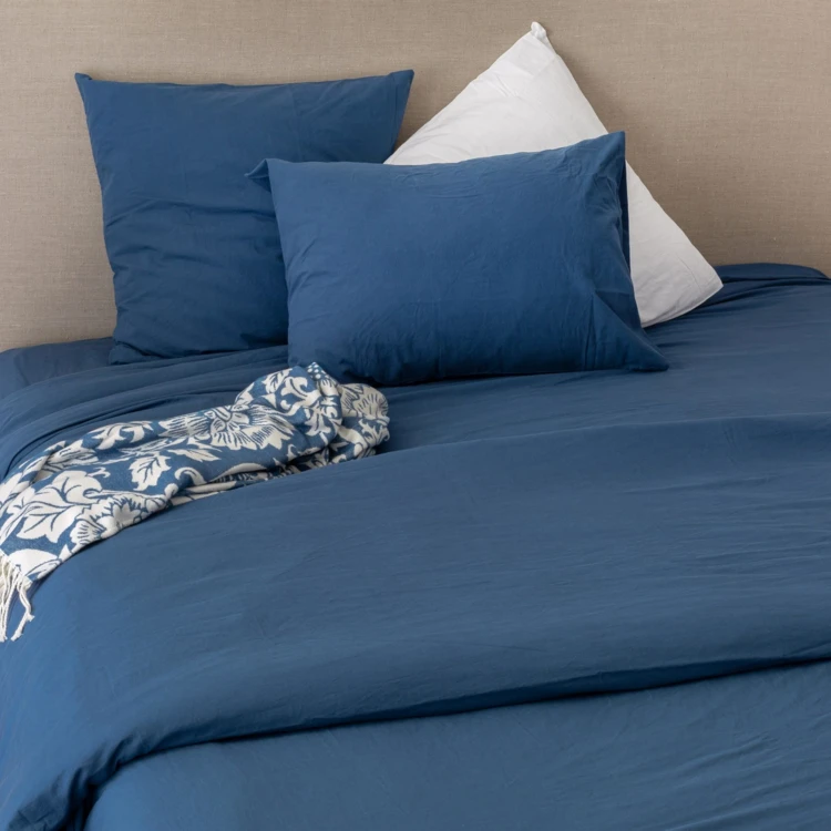 Housse de couette coton Lavé Oekotex