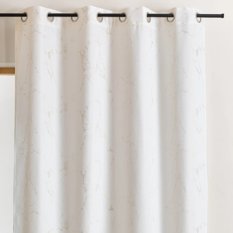 Bedruckter dämpfender Vorhang mit Marmoreffekt