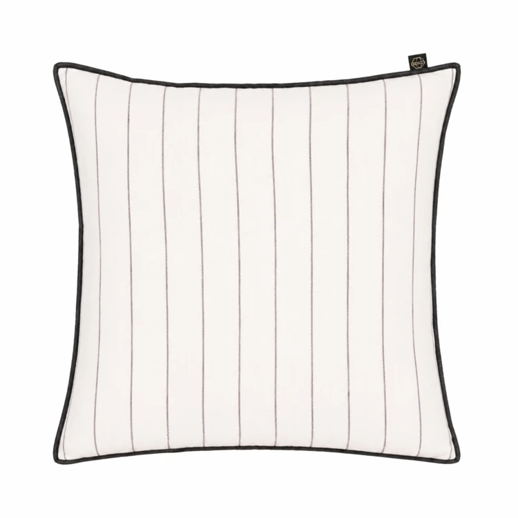 Housse de coussin rayé en lin CALVI HAOMY