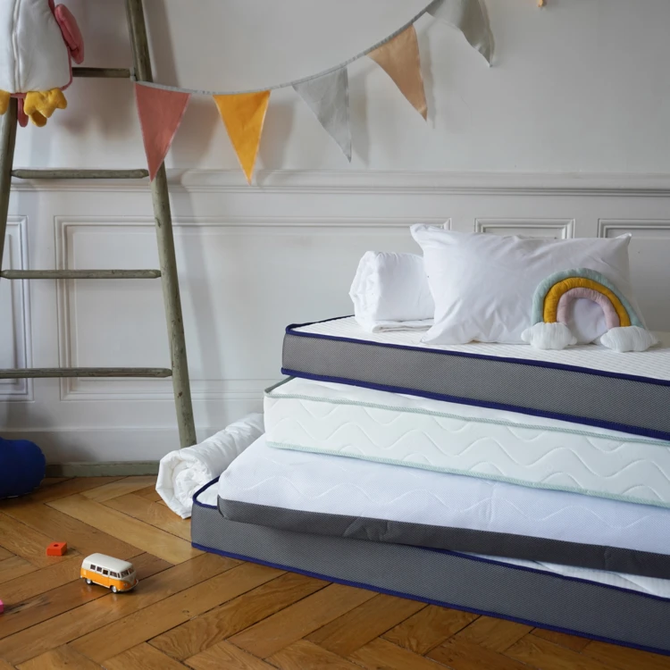 Baby-Matratze Sommerseite / Winterseite aus Bio-Baumwolle feste Unterstützung