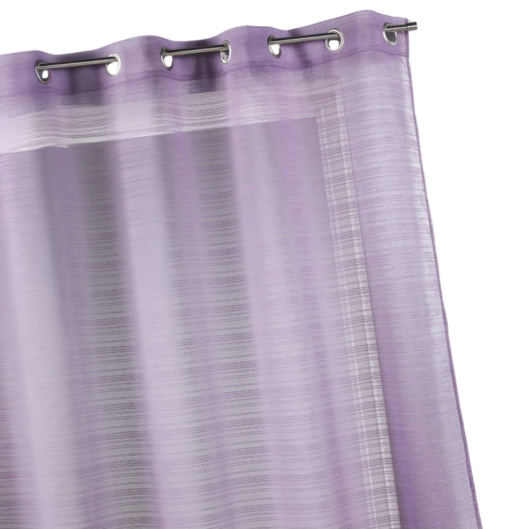 Voilage fantaisie à fines rayures