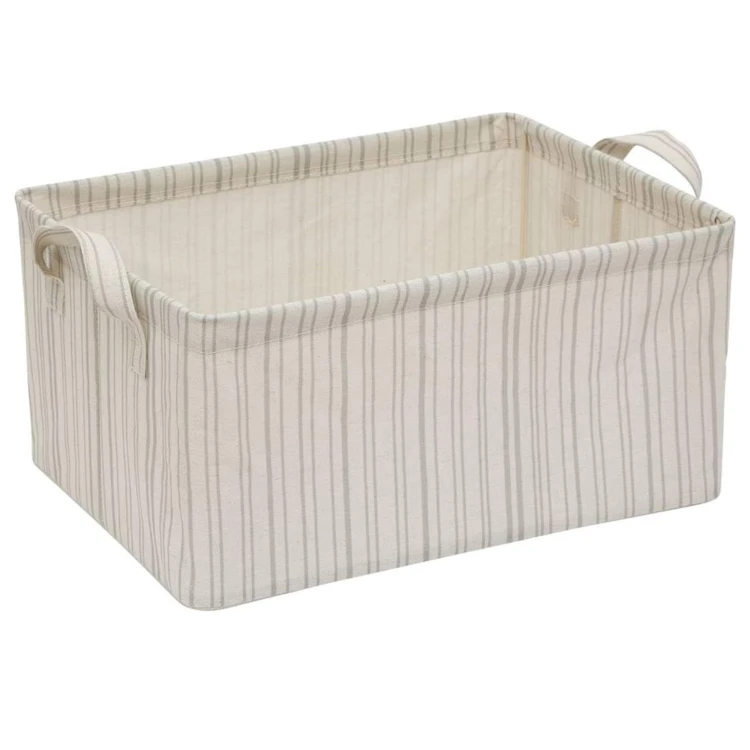 Panier de rangement en polyester avec cadre acier