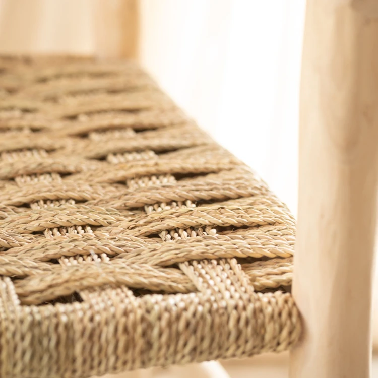 Fauteuil bois naturel Asilah