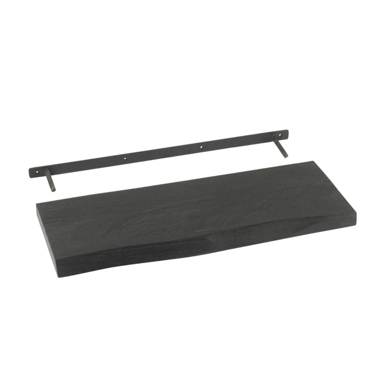 Etagère murale en acacia avec support fixation