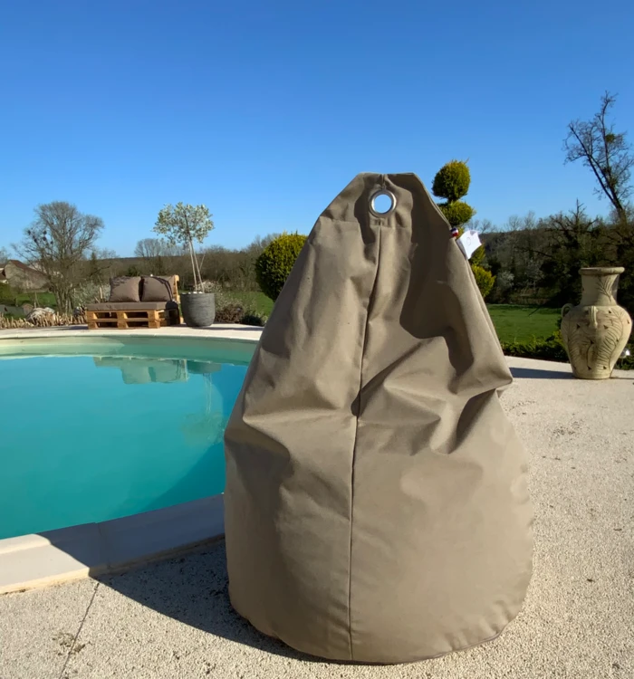 Pouf poire à microbille
