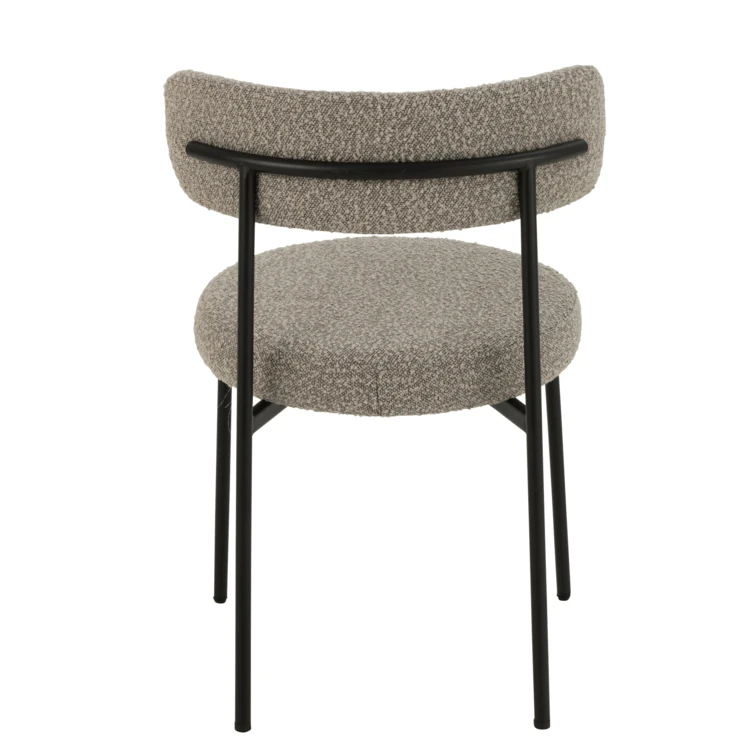 Silla de salón con efecto borreguito