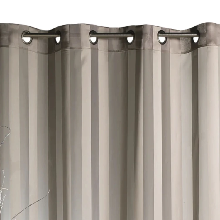 Voilage tissé à Rayures