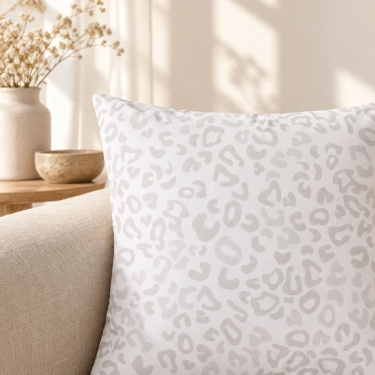 Coussin imprimé motif animalier