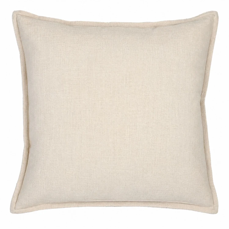 Housse de coussin 100% coton rayures rustiques LOURMARIN
