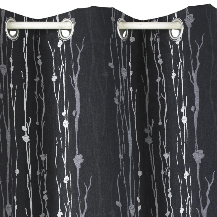 Tenda isolante in jacquard con stampa di radici