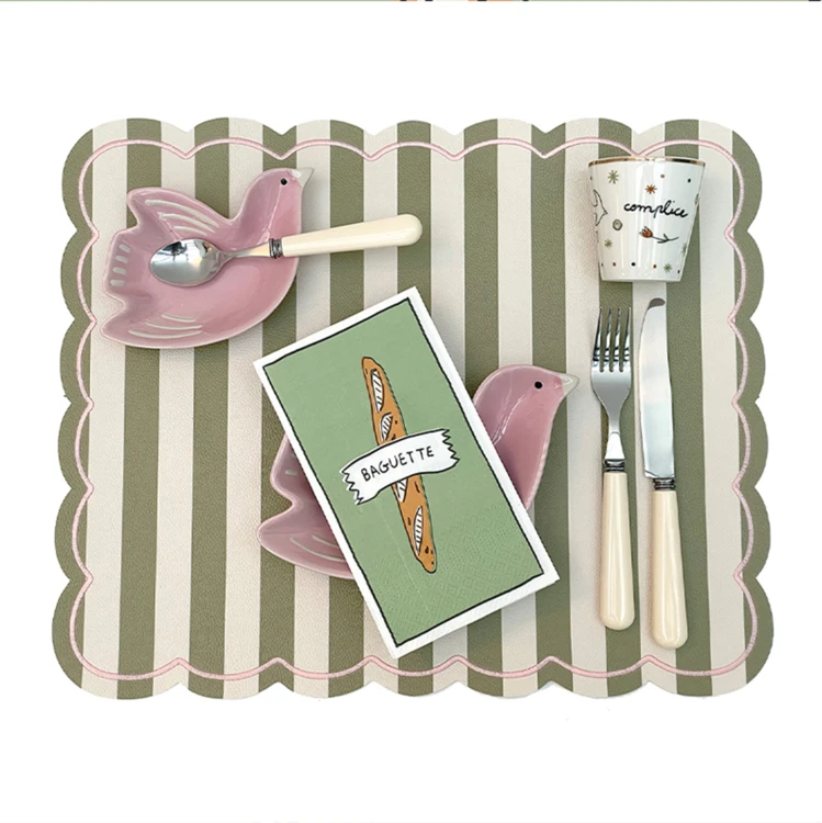 Lot de 15 serviettes en papier baguette