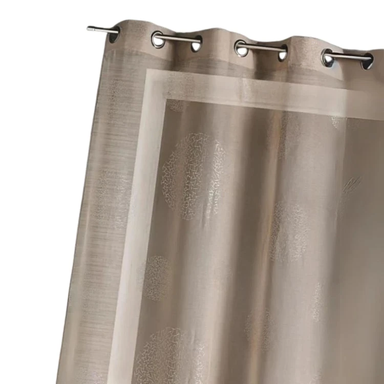 Voilage motif rond impression magnétique