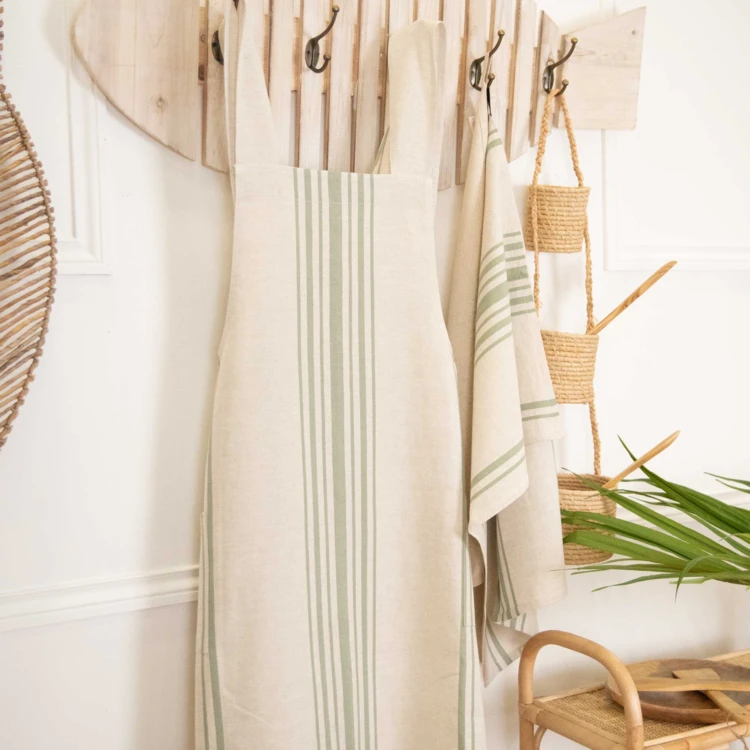 Delantal de cocina a rayas Polyline