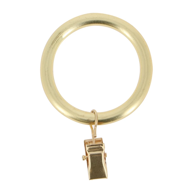 Set aus 10 Ringen D52 mit Klemme für Vorhangstange - D28