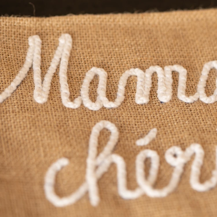 Pochette Jute "Maman chérie"