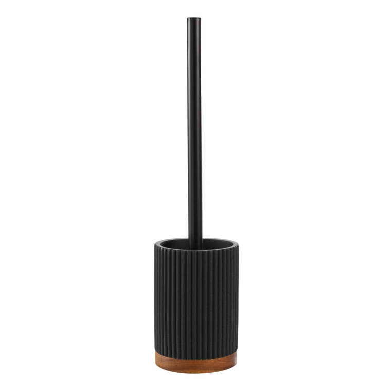 Brosse WC en acacia