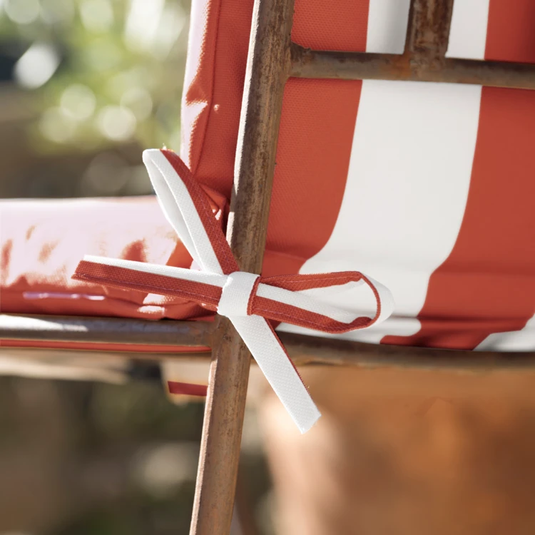 Almofada de assento e de encosto estriada impermeável ARCACHON