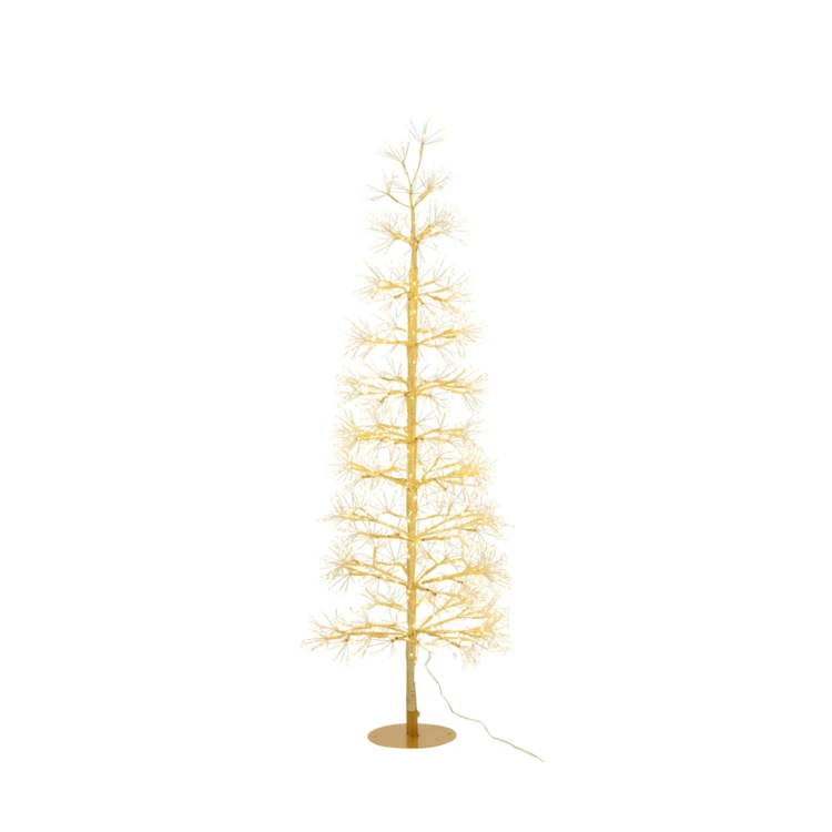 ARBRE LED LUMIÈRES BLANC CHAUD FER NOIR EXTRA LARGE