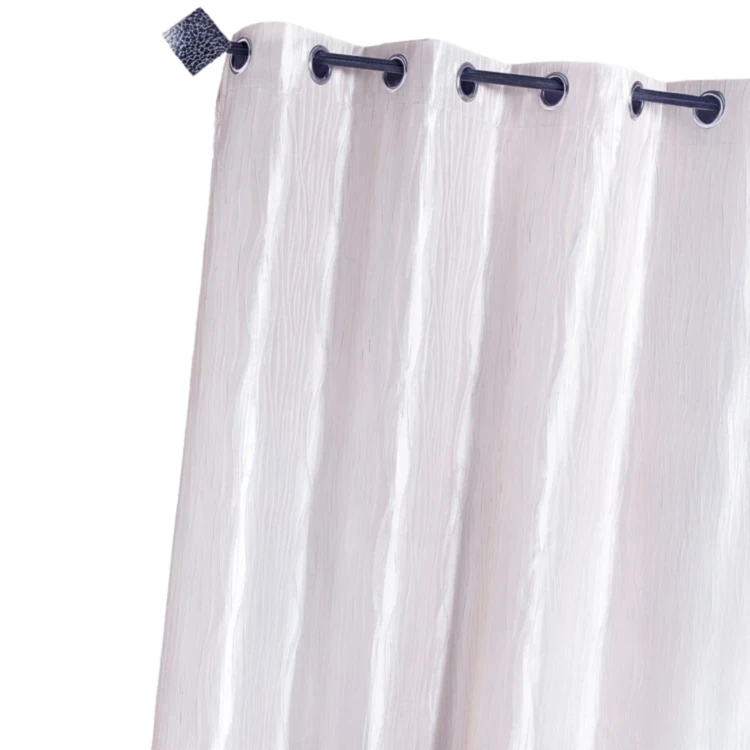 Rideau d'Ameublement en Taffetas Froissé