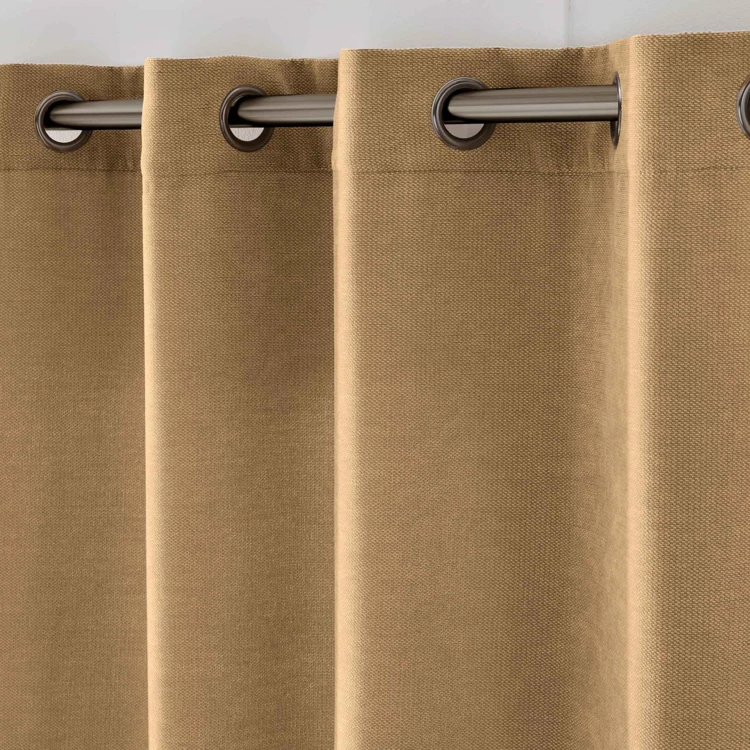 Rideau tamisant à œillets en velours chenille