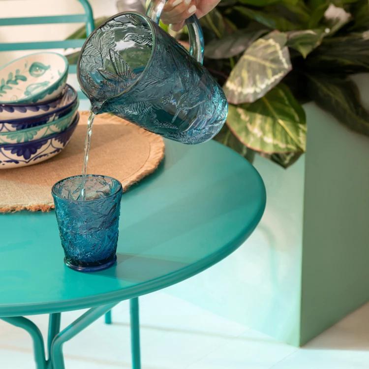 Table de jardin ronde en métal