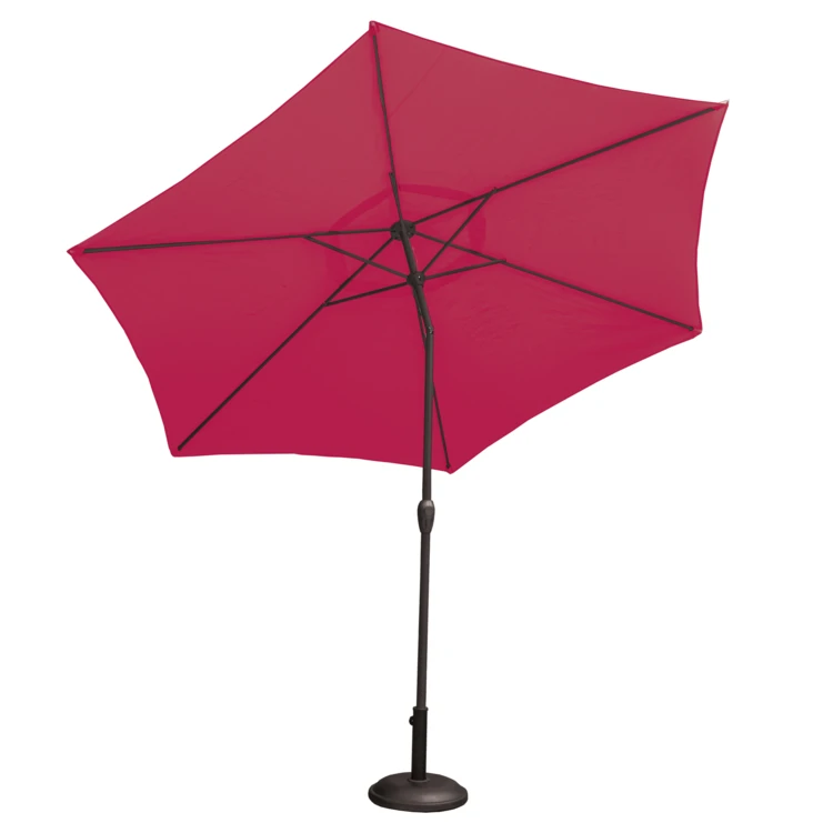 Parasol Centré et Inclinable Ø 3 m en Aluminium