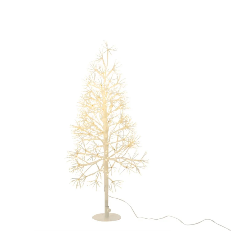ARBRE LED LUMIÈRES BLANC CHAUD FER NOIR EXTRA LARGE