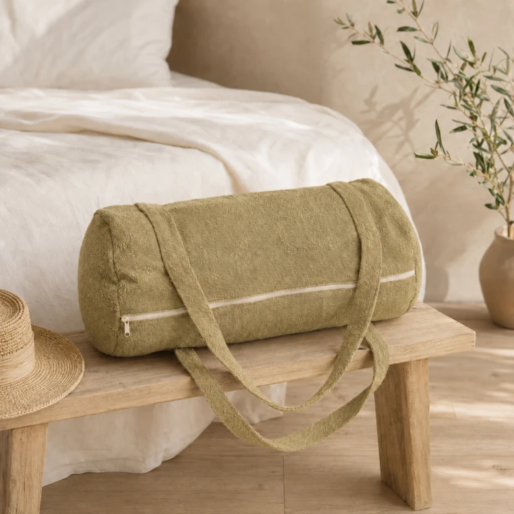 Sac bowling coton épais et fermeture zippée