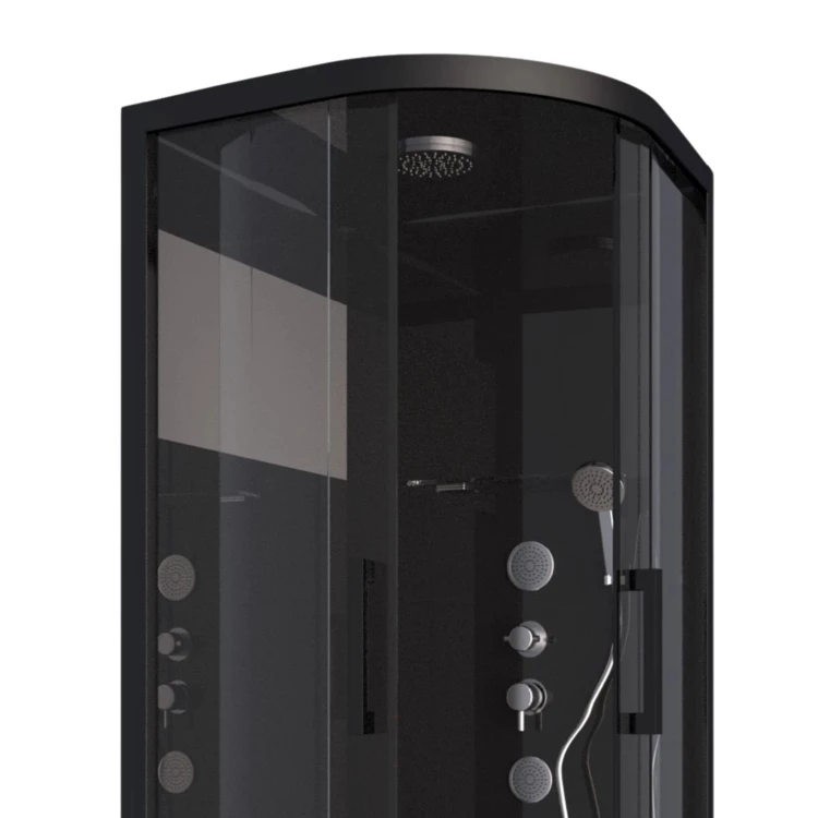 Cabine de Douche Black Mirror 2 Ronde
