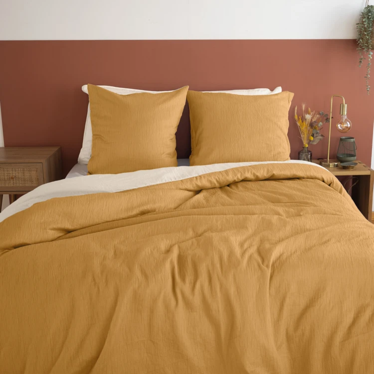 Wendbare Bettwäsche mit Waffelstruktur – Doppelbett