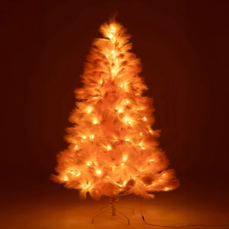 Sapin de Noël lumineux 400 LED Pampa en métal